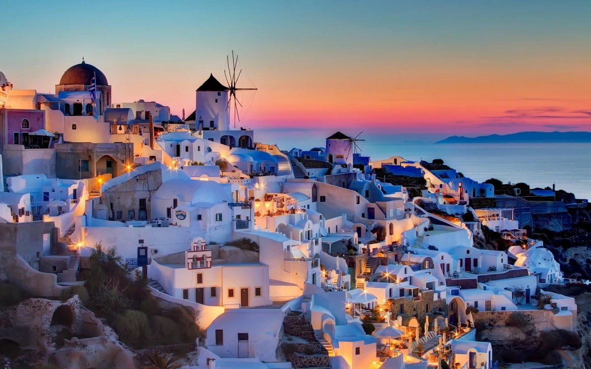Atenas, Mykonos y Santorini en ferry